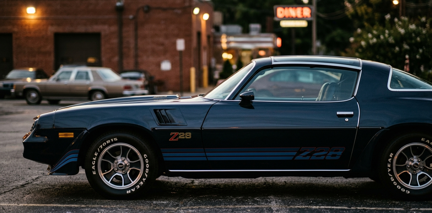 Chevrolet Camaro Z28 de 1981 con detalles originales de carrocería