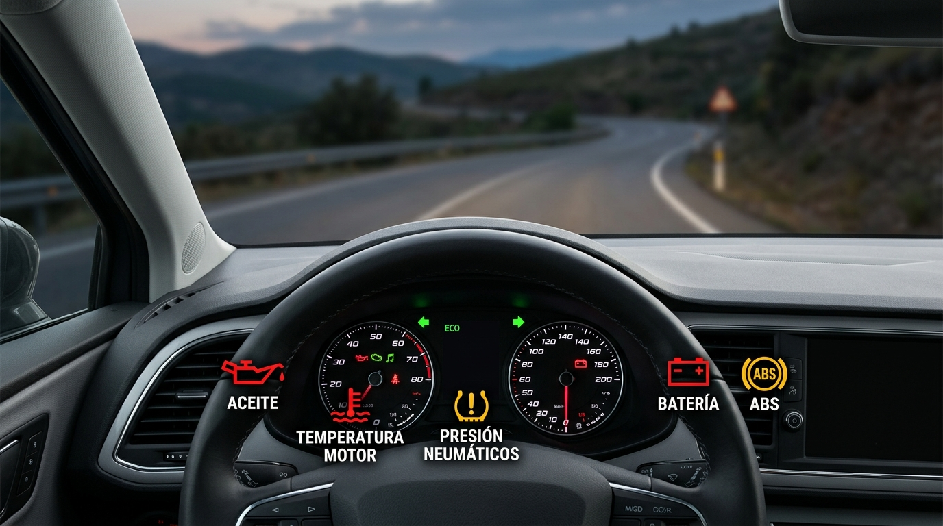 Luces del tablero de tu coche