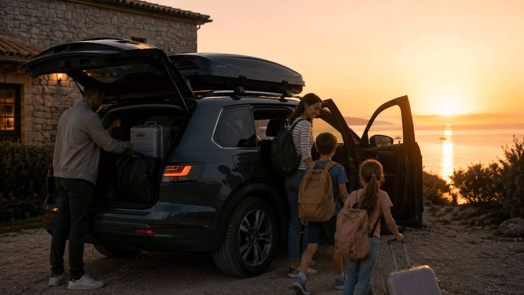 Preparacion de coche para viaje de verano