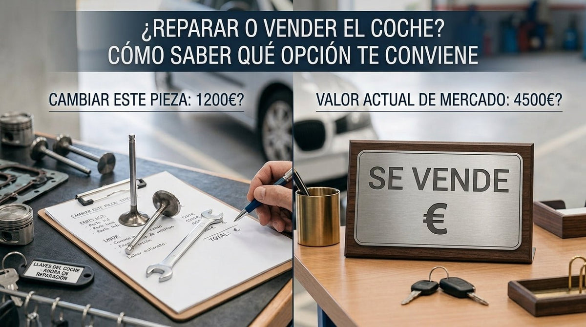 Reparar o vender el coche: cómo saber qué opción te conviene. - AutoRR E-Motion Parts