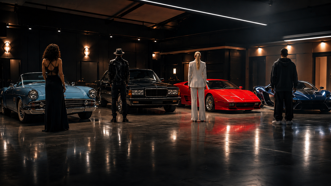Coches de famosos del POP