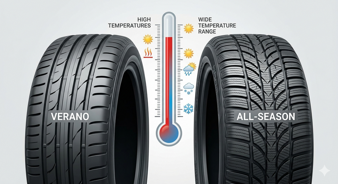 Neumáticos de verano vs all-season 