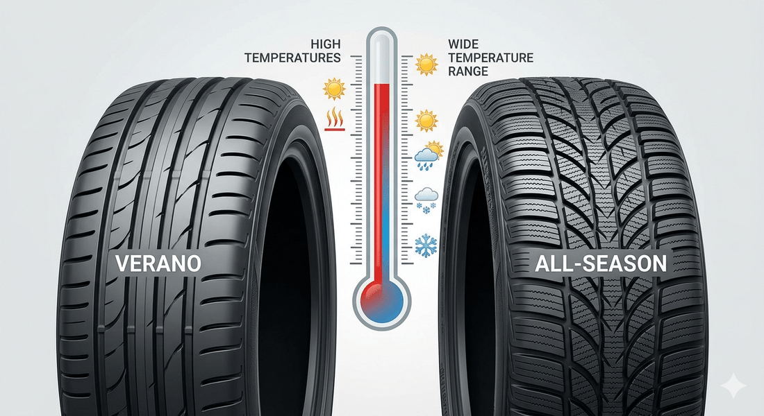 Neumáticos de verano vs all-season 