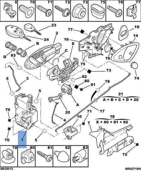 Cerradura del izq Citroen C5 I - AutoRR 9135J1