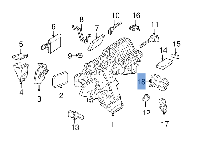 Ventilador Calefaccion Mercedes W164