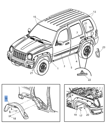 Paso Rueda tra izq Jeep Cherokee KJ