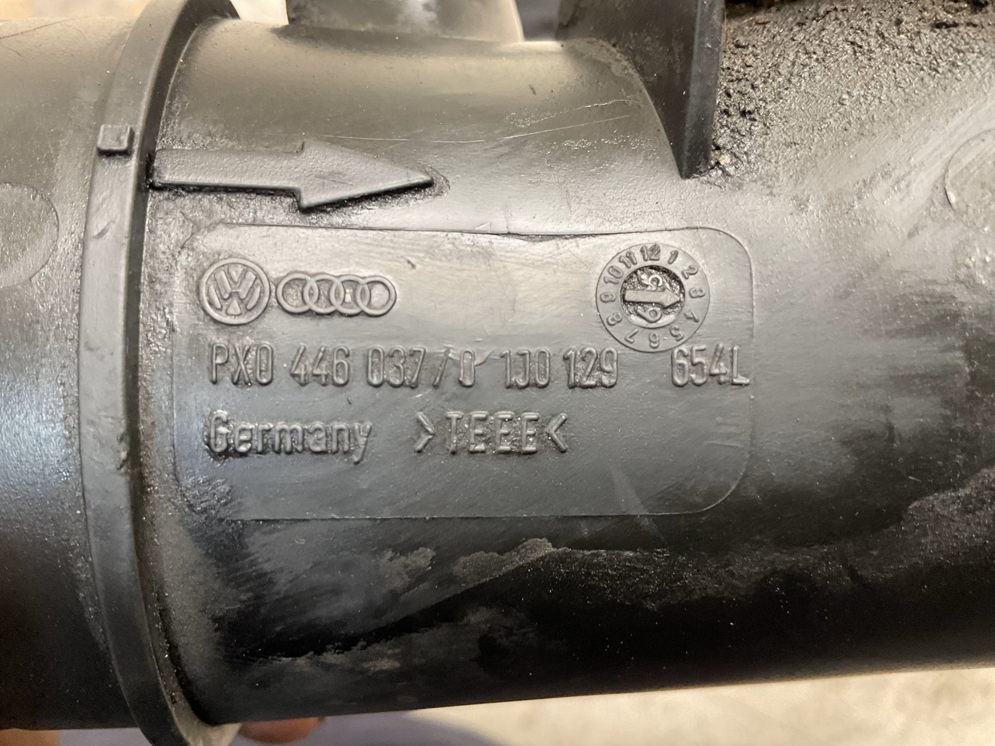 1J0129654L Tubo Intercooler VW 1.9TDi - 1J0129654L