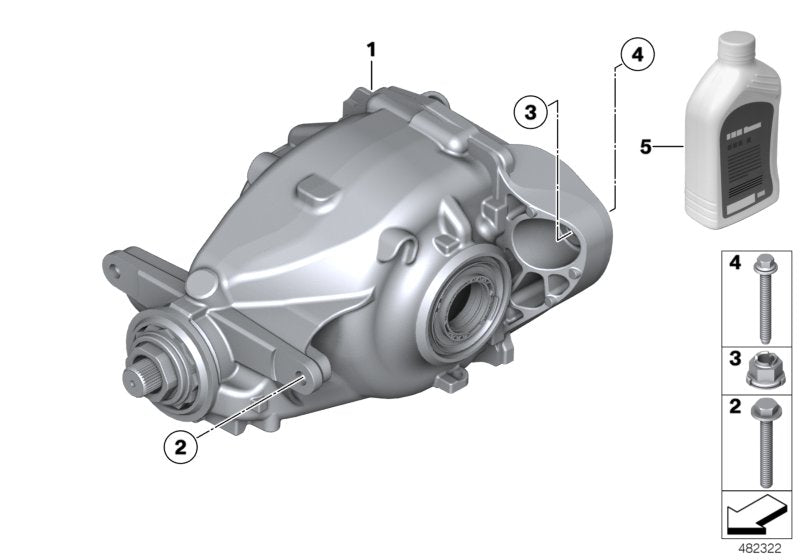 Diferencial trasero BMW F30 / F20