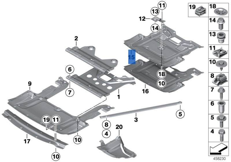 Cubre Bajos BMW F10 F01 F06