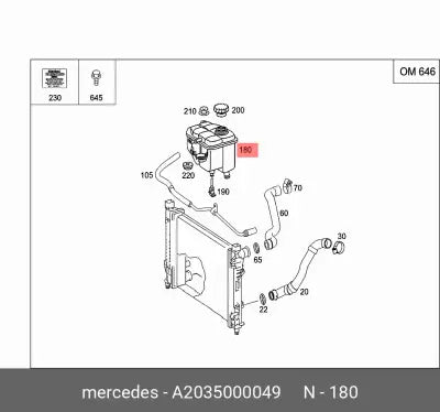 Deposito Expansion Mercedes C/CLK 01-09 2035000049