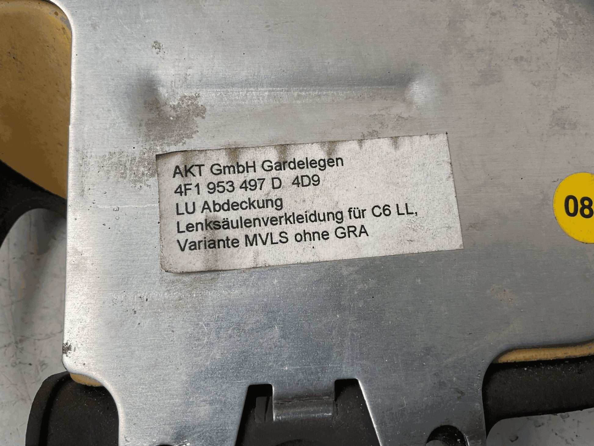 4F1953497D Cubierta Columna Audi A6 C6 4F - 4F1953497D