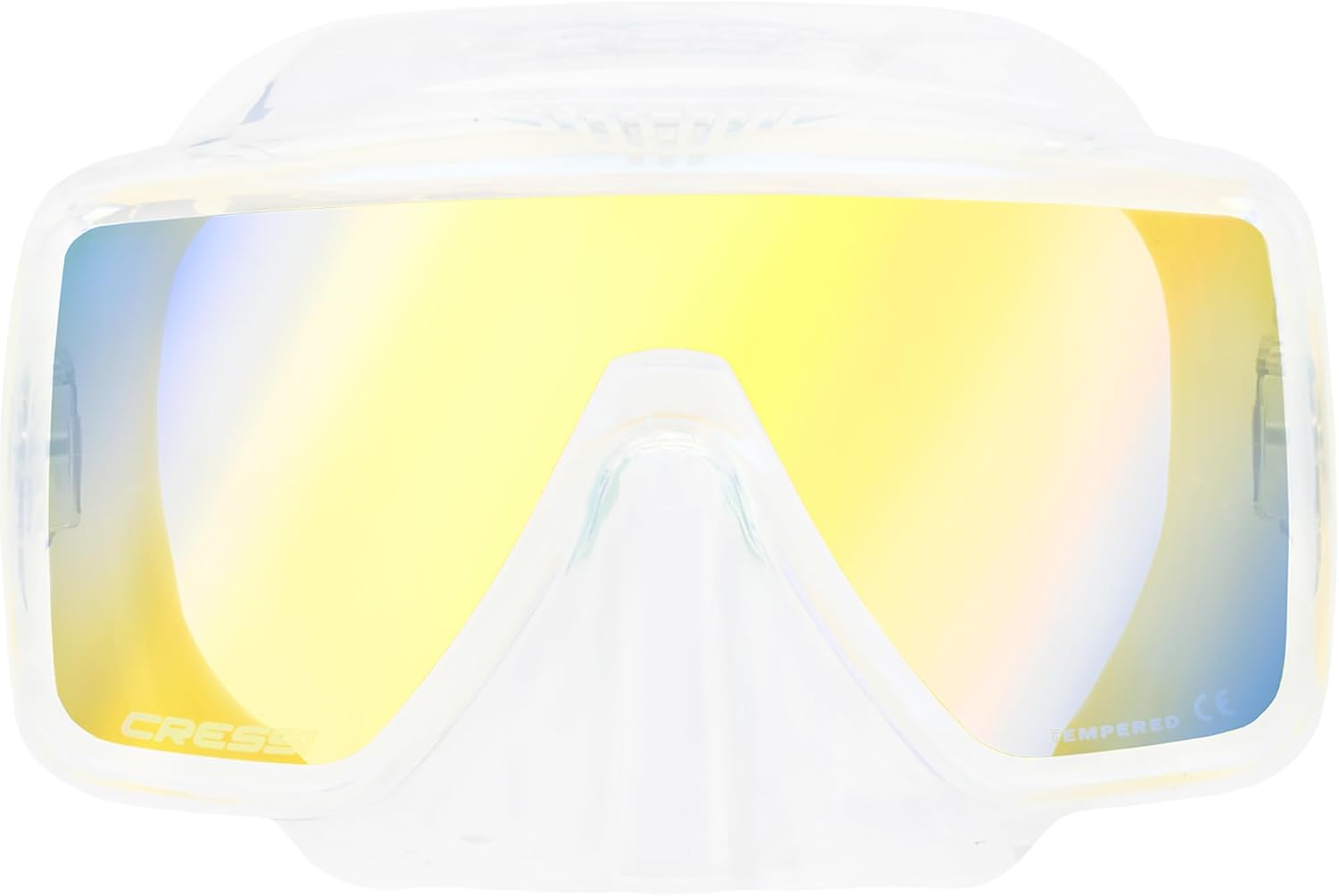 Cressi SF1 Mask – Máscara de Buceo Premium sin Marco y Protección UV 380