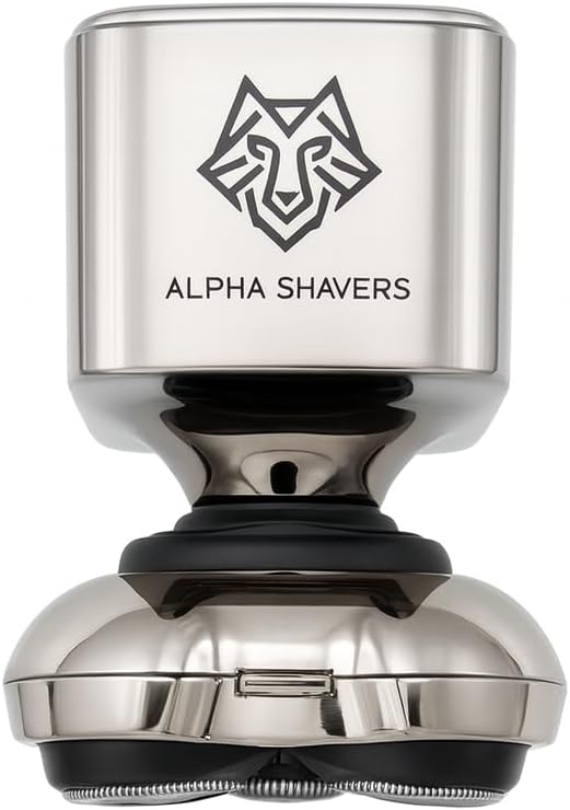 Afeitadora de Cabeza Alpha Shavers SILVER – Afeitado 360° Suave y Apurado