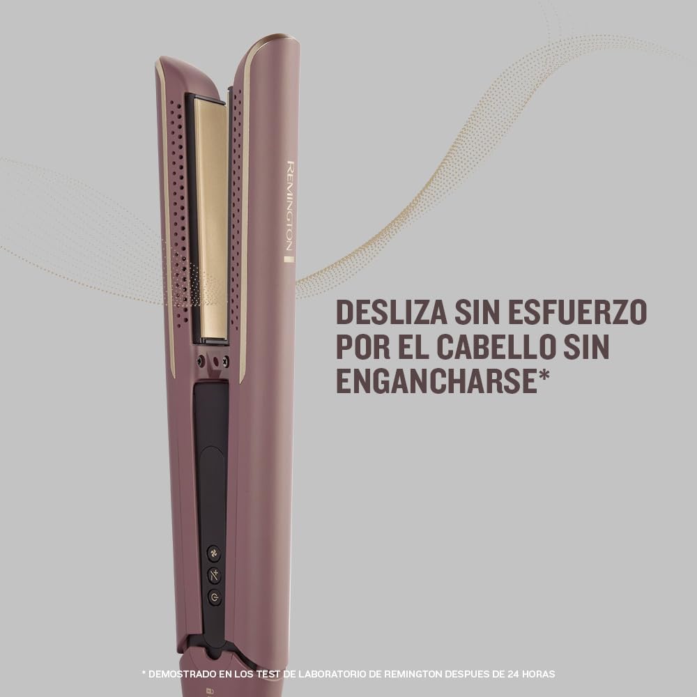 Remington AIRvive – Plancha de Pelo con Aire Ionizado y Tecnología Antiencrespamiento