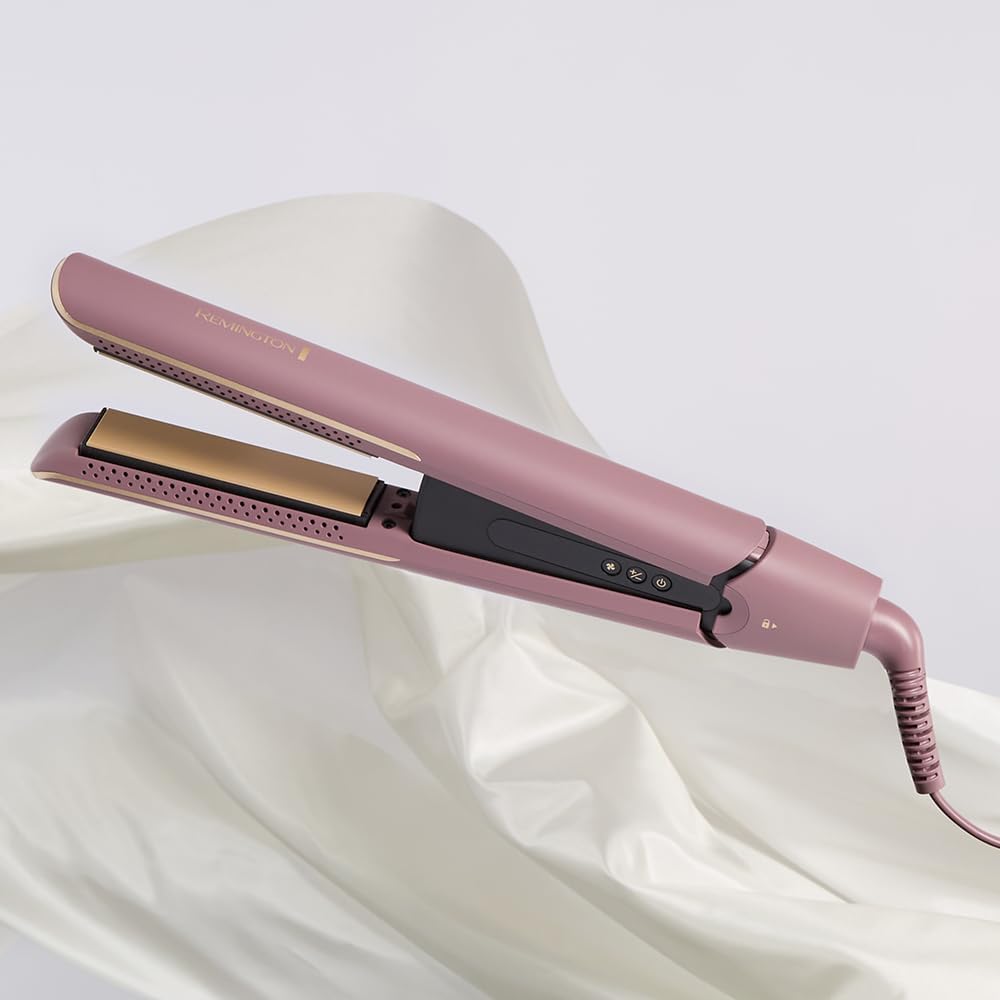Remington AIRvive – Plancha de Pelo con Aire Ionizado y Tecnología Antiencrespamiento