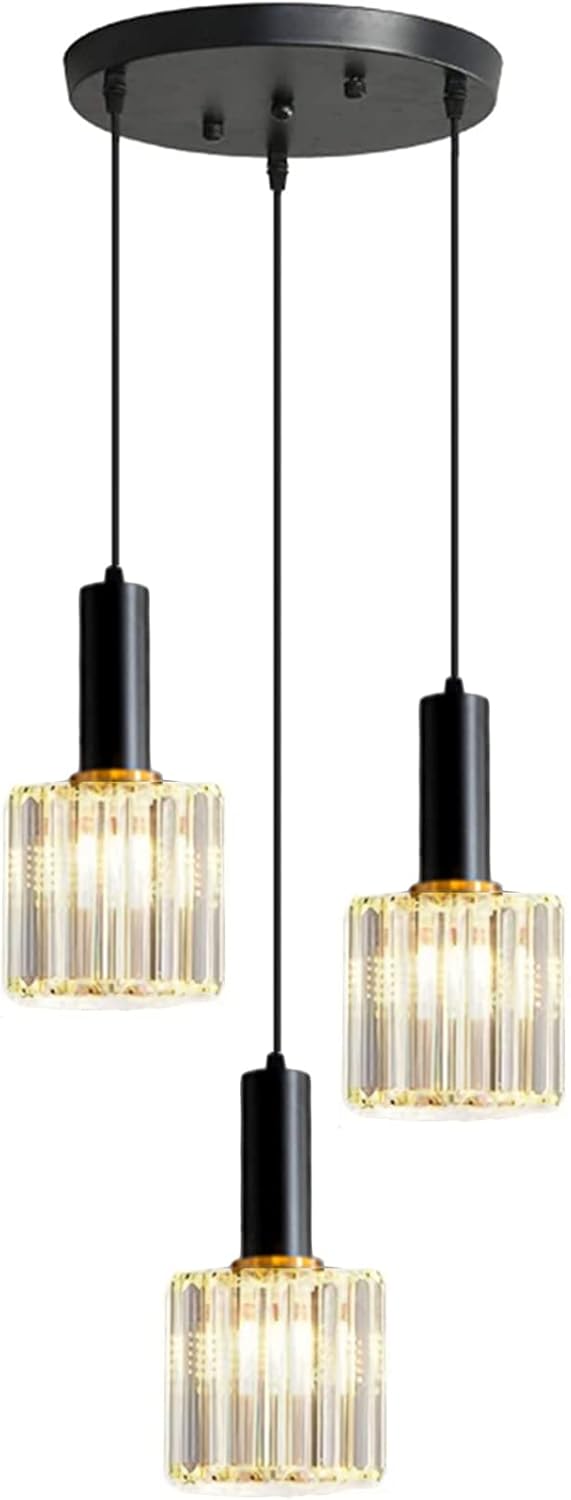 Lámpara de Araña Crystal Lux S-Cevada – Elegancia en Cascada (Set de 3 Luces)