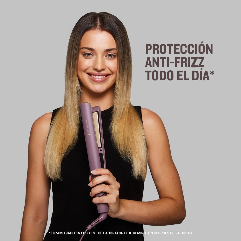 Remington AIRvive – Plancha de Pelo con Aire Ionizado y Tecnología Antiencrespamiento