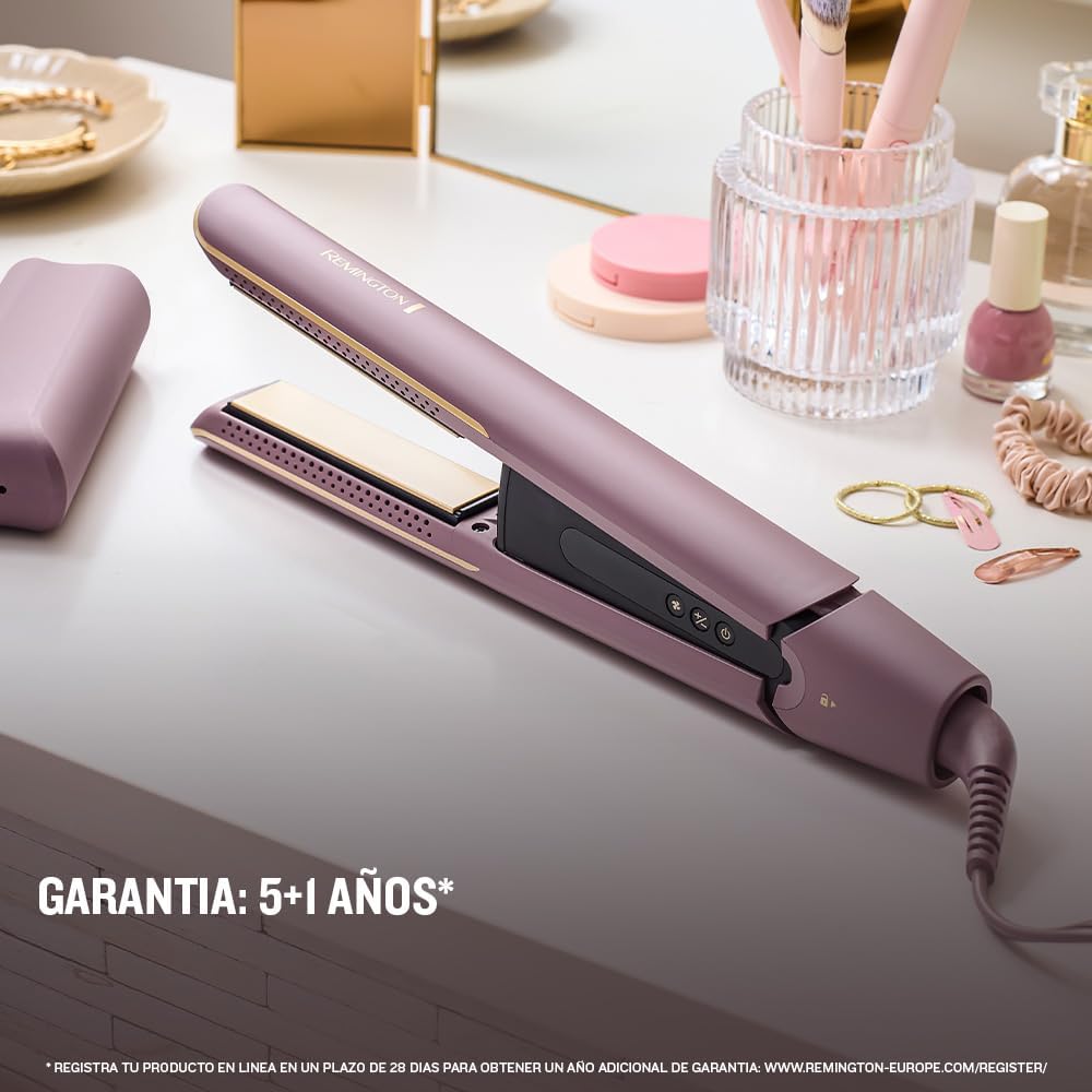 Remington AIRvive – Plancha de Pelo con Aire Ionizado y Tecnología Antiencrespamiento
