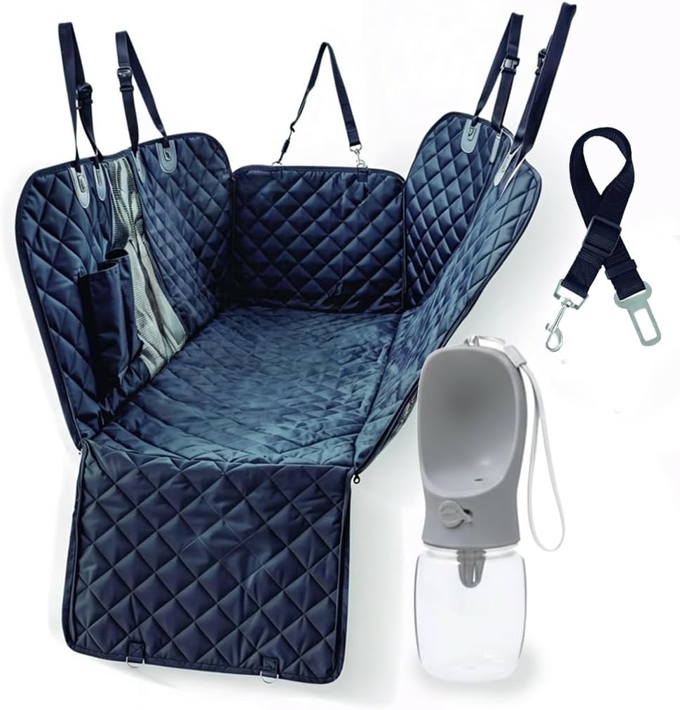 Funda Protectora IWOTTO para Coche – El Pack 3 en 1 Definitivo para Viajar con tu Perro