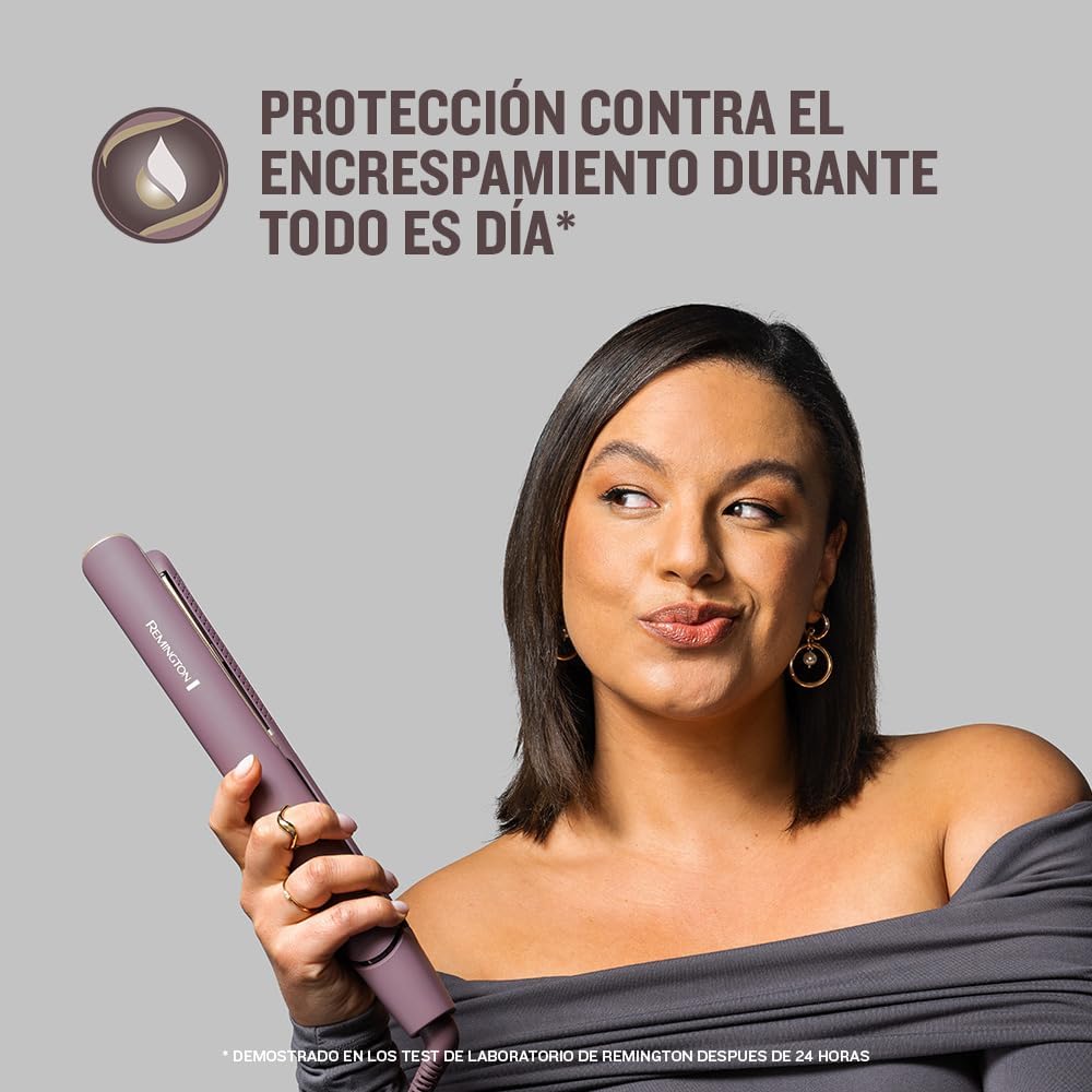Remington AIRvive – Plancha de Pelo con Aire Ionizado y Tecnología Antiencrespamiento