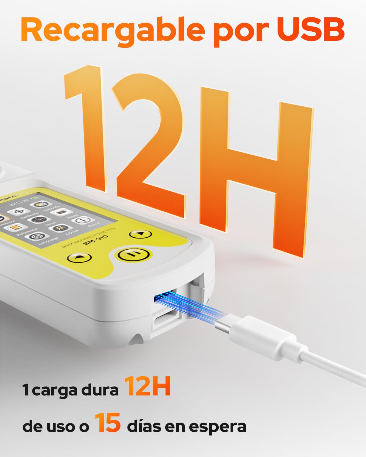 Refractómetro Digital Brix Profesional 0-95% – Precisión con Tecnología ATC