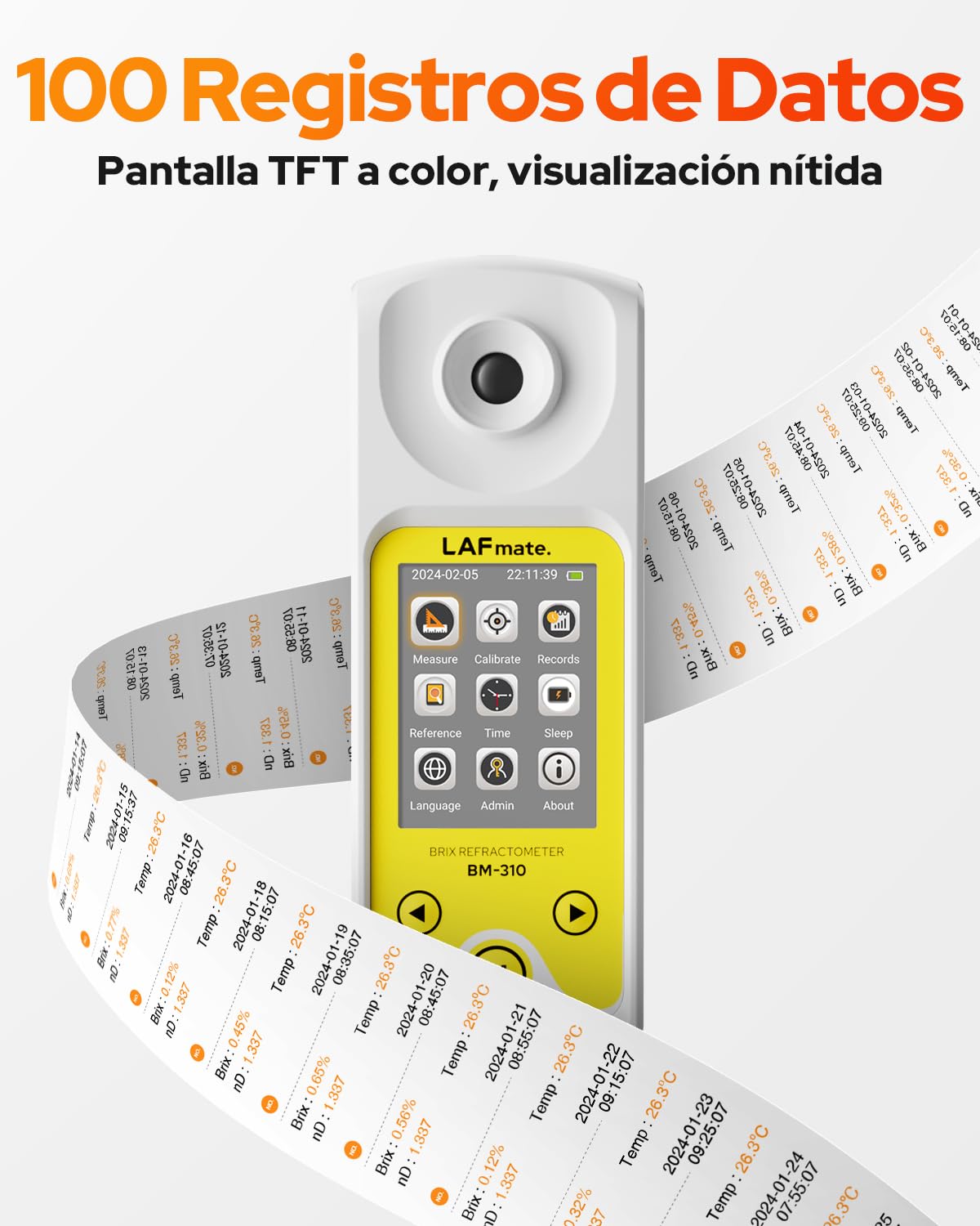 Refractómetro Digital Brix Profesional 0-95% – Precisión con Tecnología ATC
