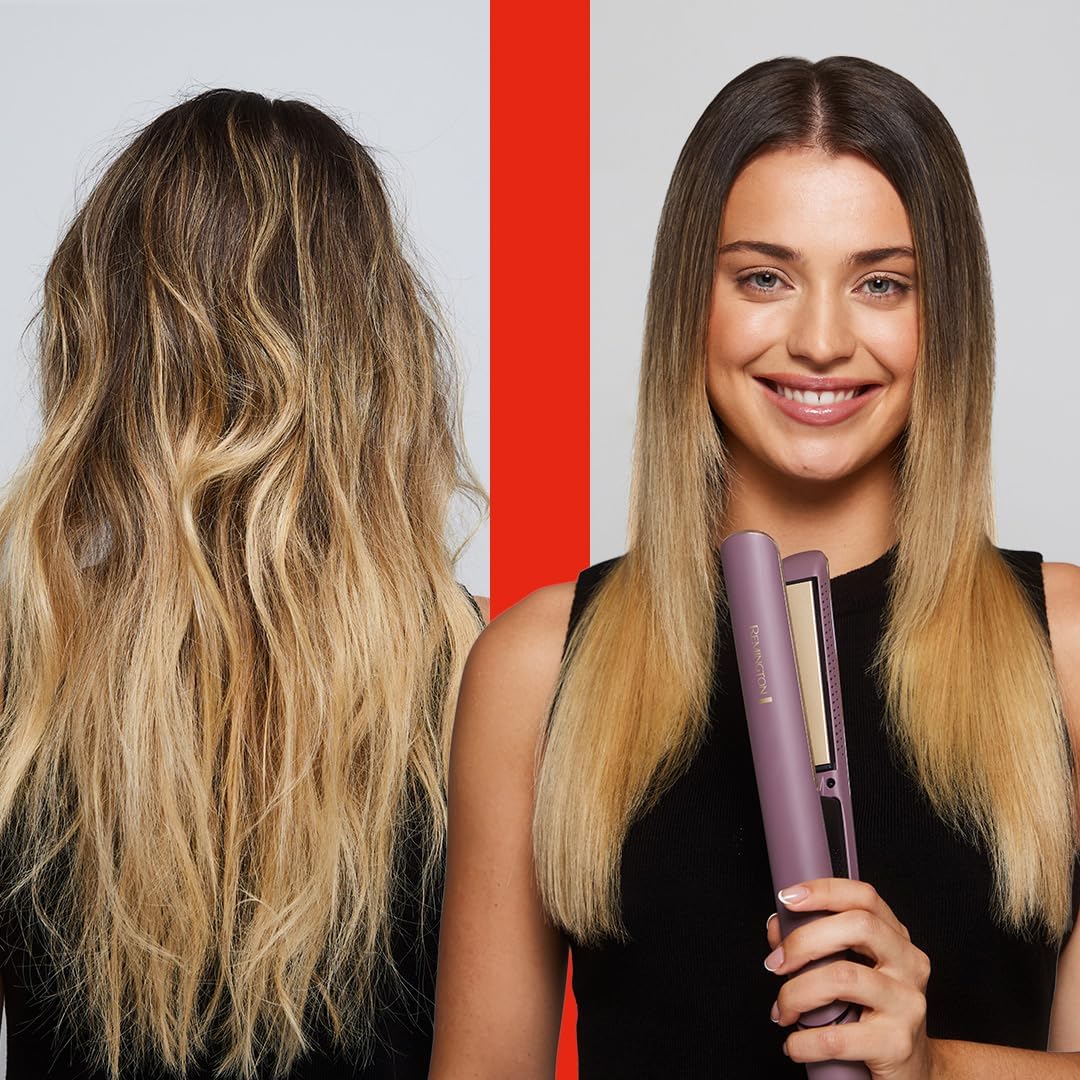 Remington AIRvive – Plancha de Pelo con Aire Ionizado y Tecnología Antiencrespamiento