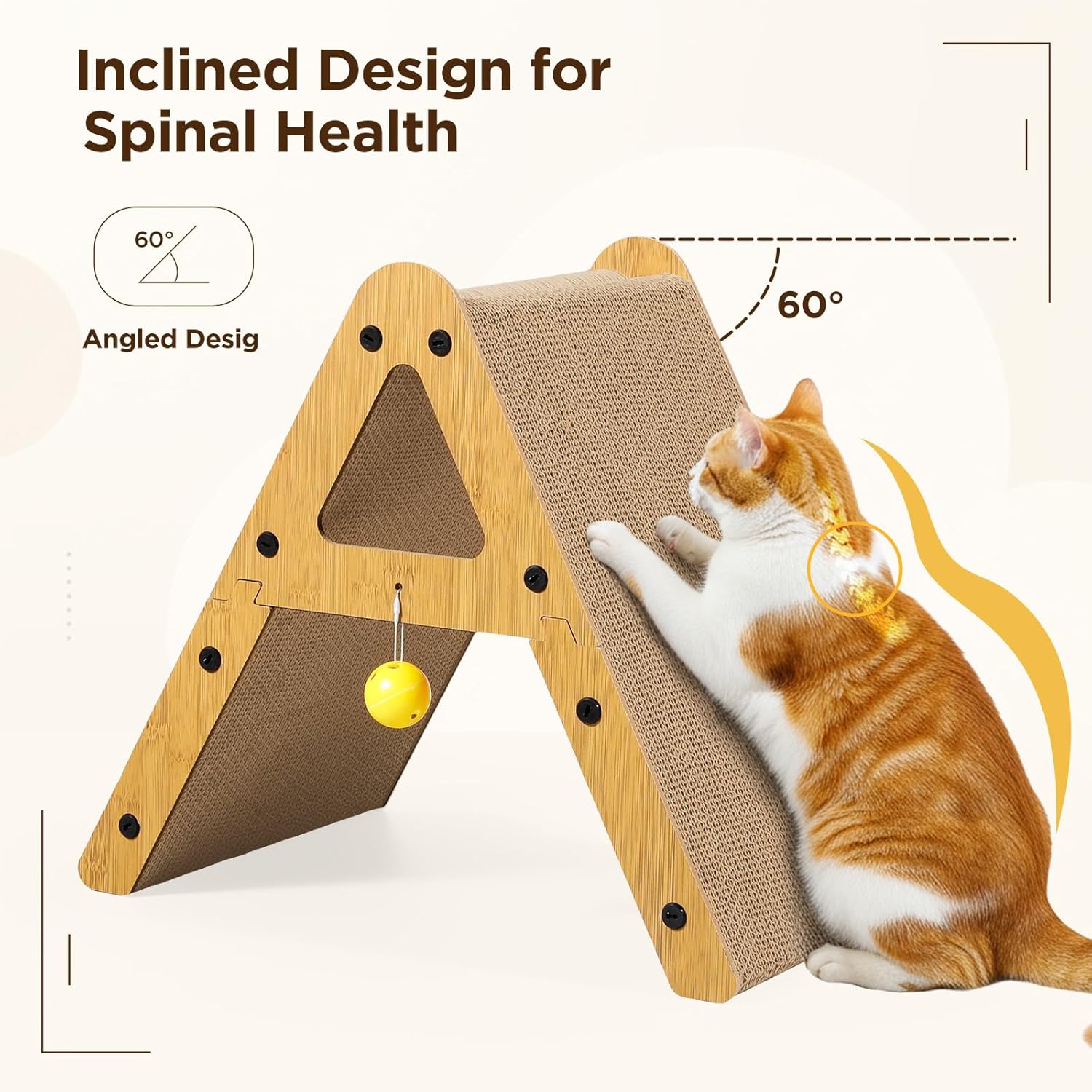 Rascador para Gatos en Forma de A