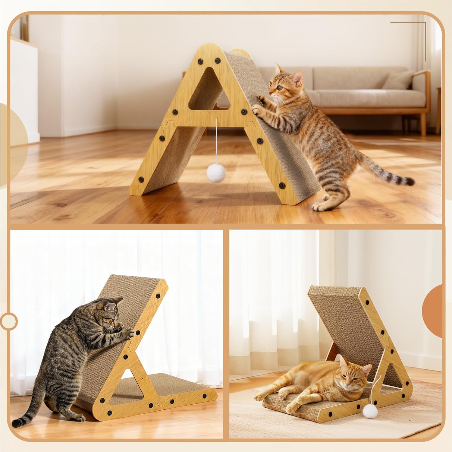 Rascador para Gatos en Forma de A