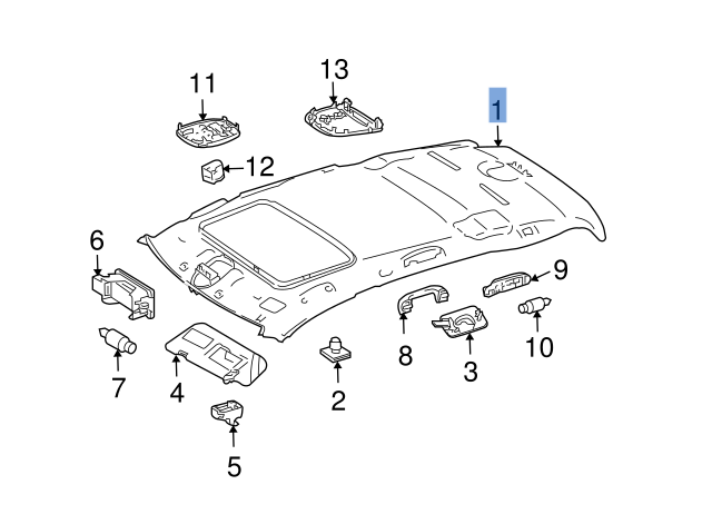 Techo interior Mercedes W164