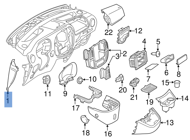 Moldura Salpicadero Mercedes W447