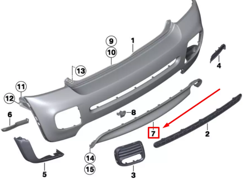 Difusor paragolpes trasero Mini R58