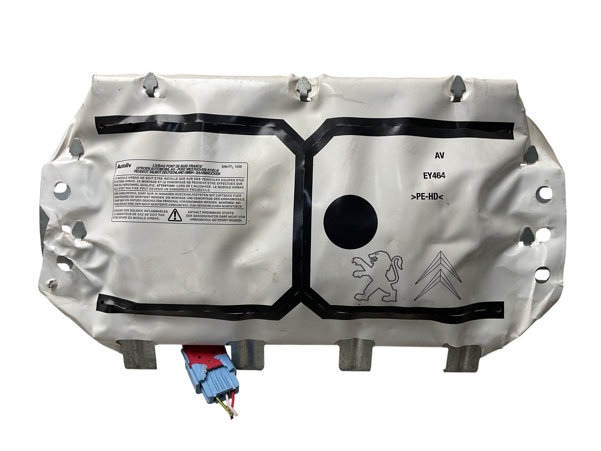 Airbag pasajero Peugeot 9650100380 - 9650100380