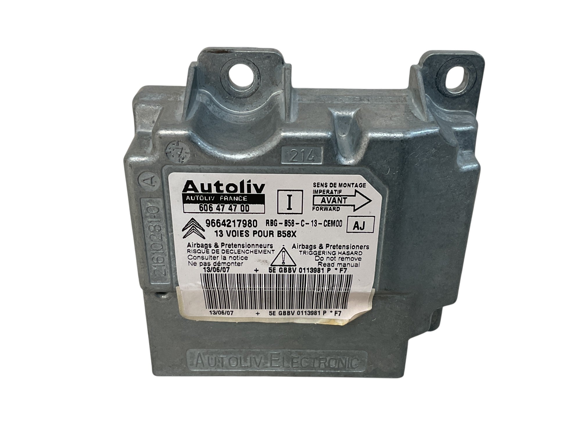 Centralita Airbag Citroen C4 Picasso 2006-2013