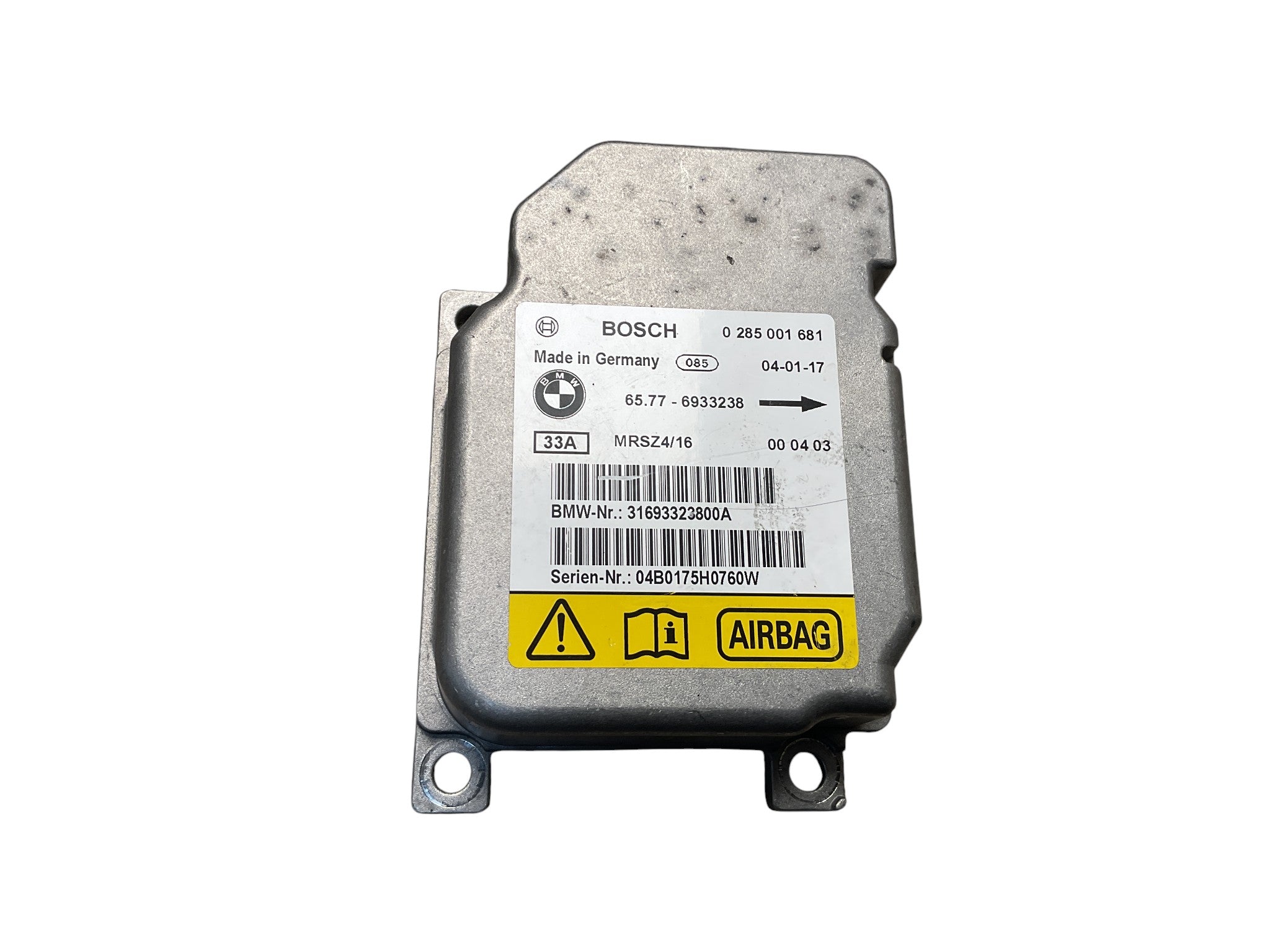 Módulo control airbag BMW 31693323800A