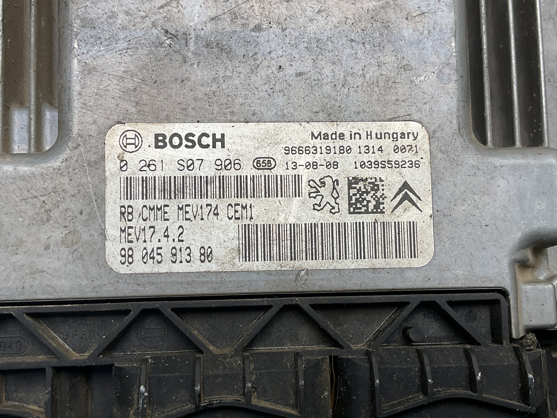 Centralita Motor PSA 9804591380 - 9804591380