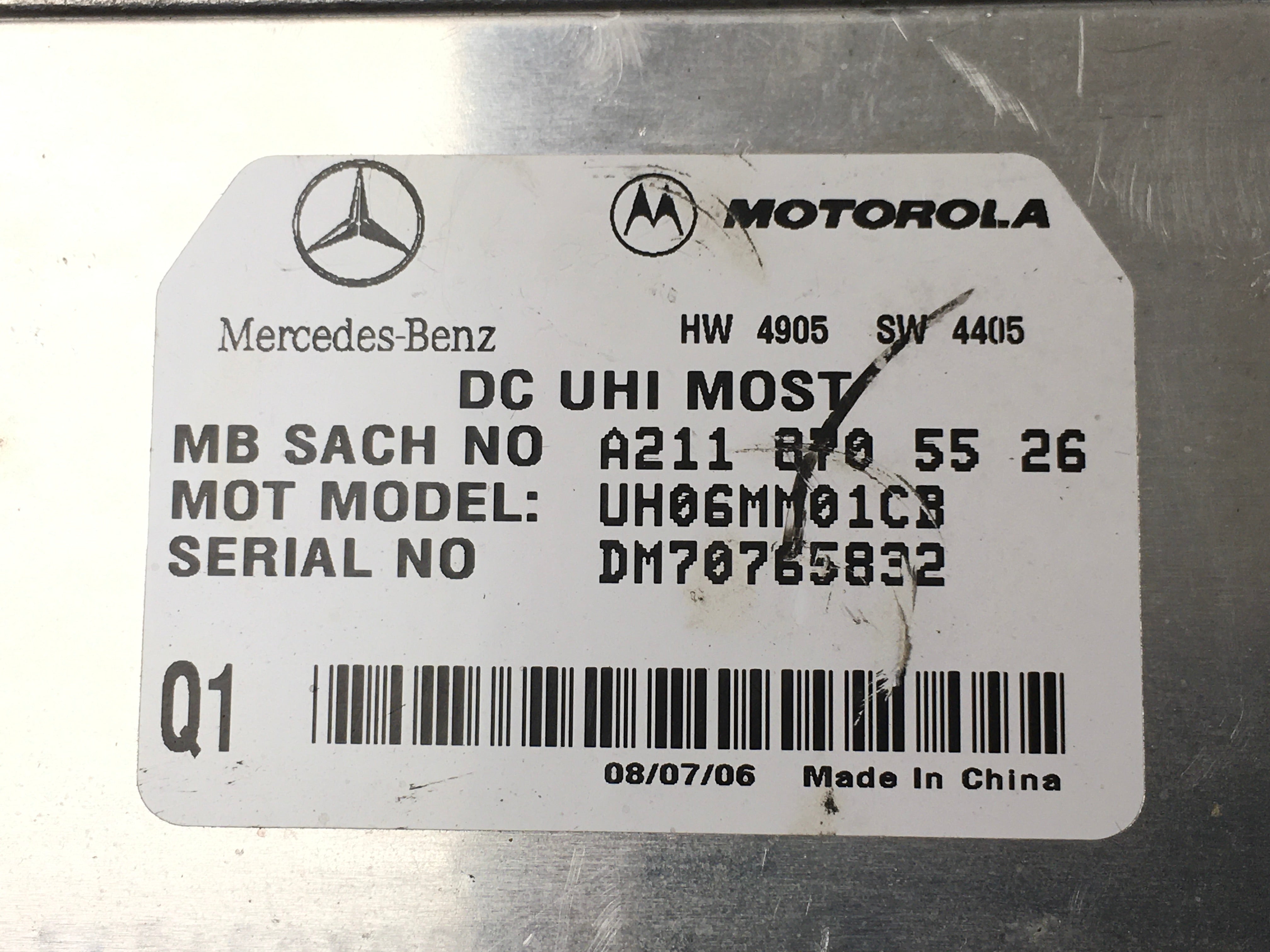 Modulo Bluetooth Mercedes W211