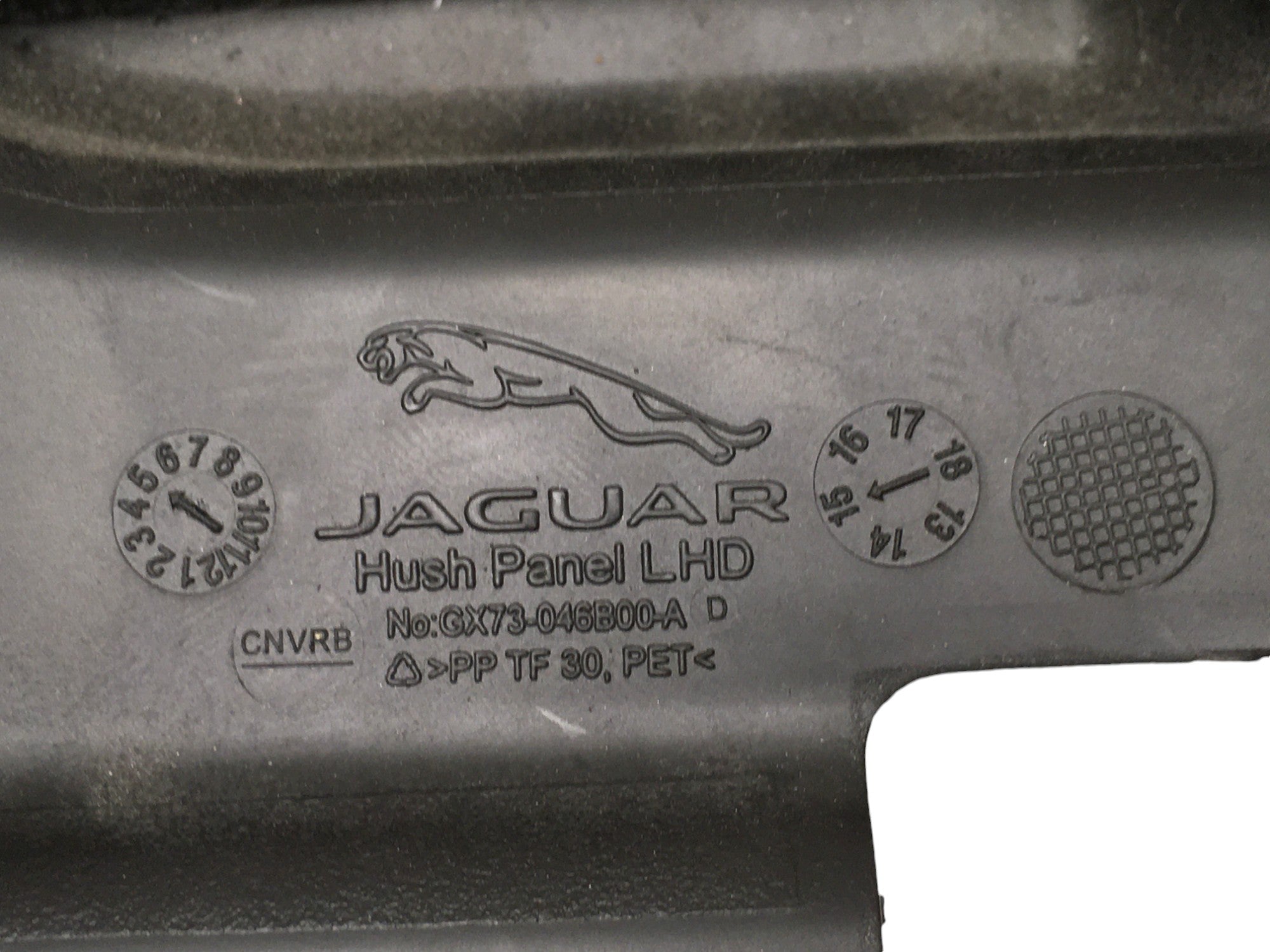 Panel interior salpicadero Jaguar XE / XF II