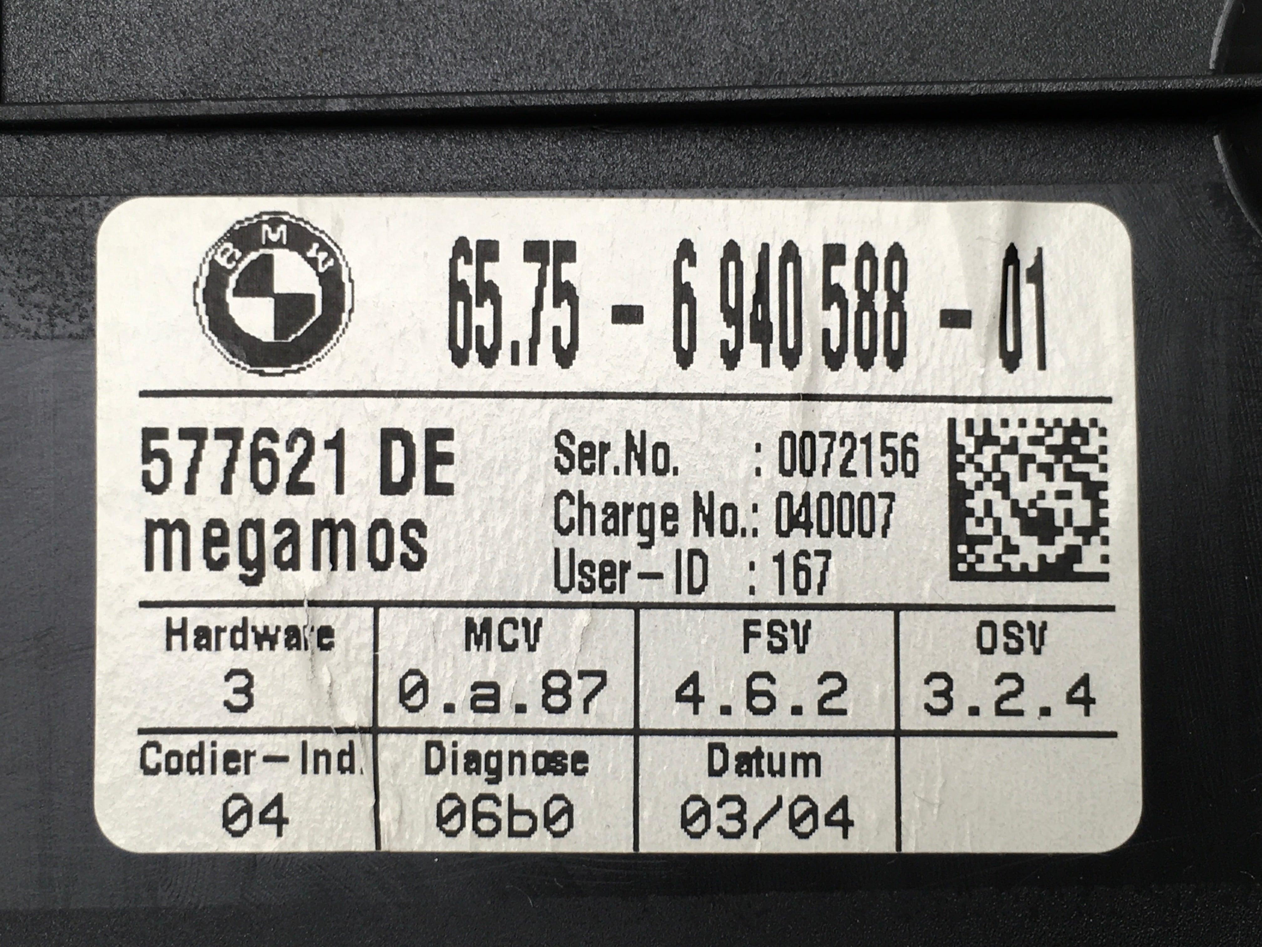 Centralita alarma BMW 65756940588 - AutoRR 65756940588