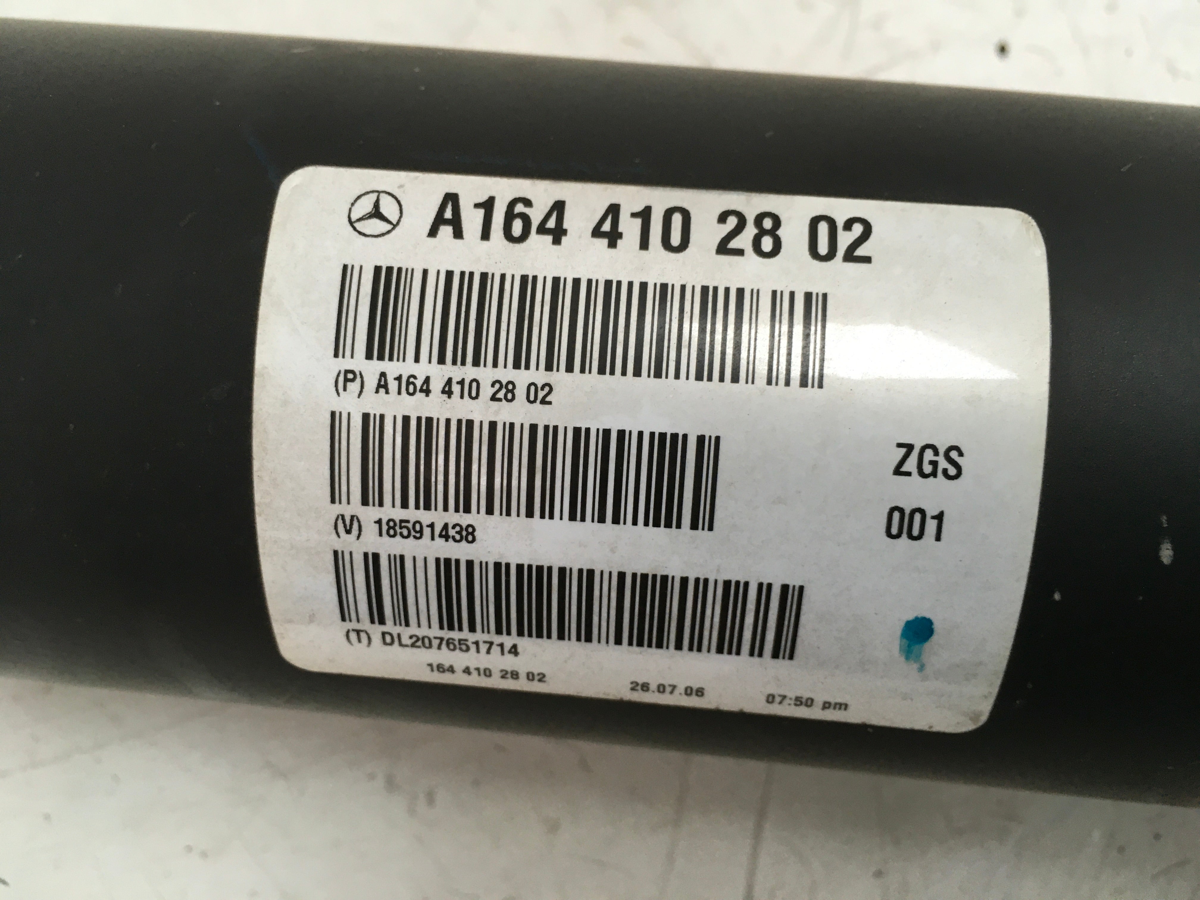 Cardan trasero Mercedes ML W164