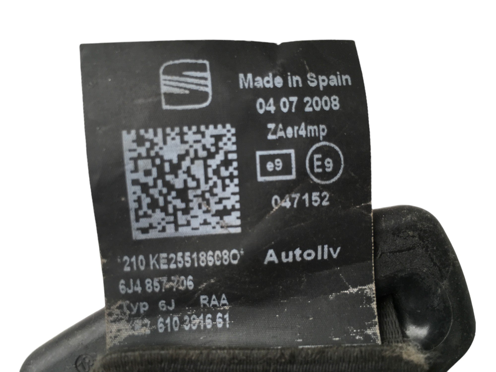 Cinturon del dcho Seat Ibiza IV 6J