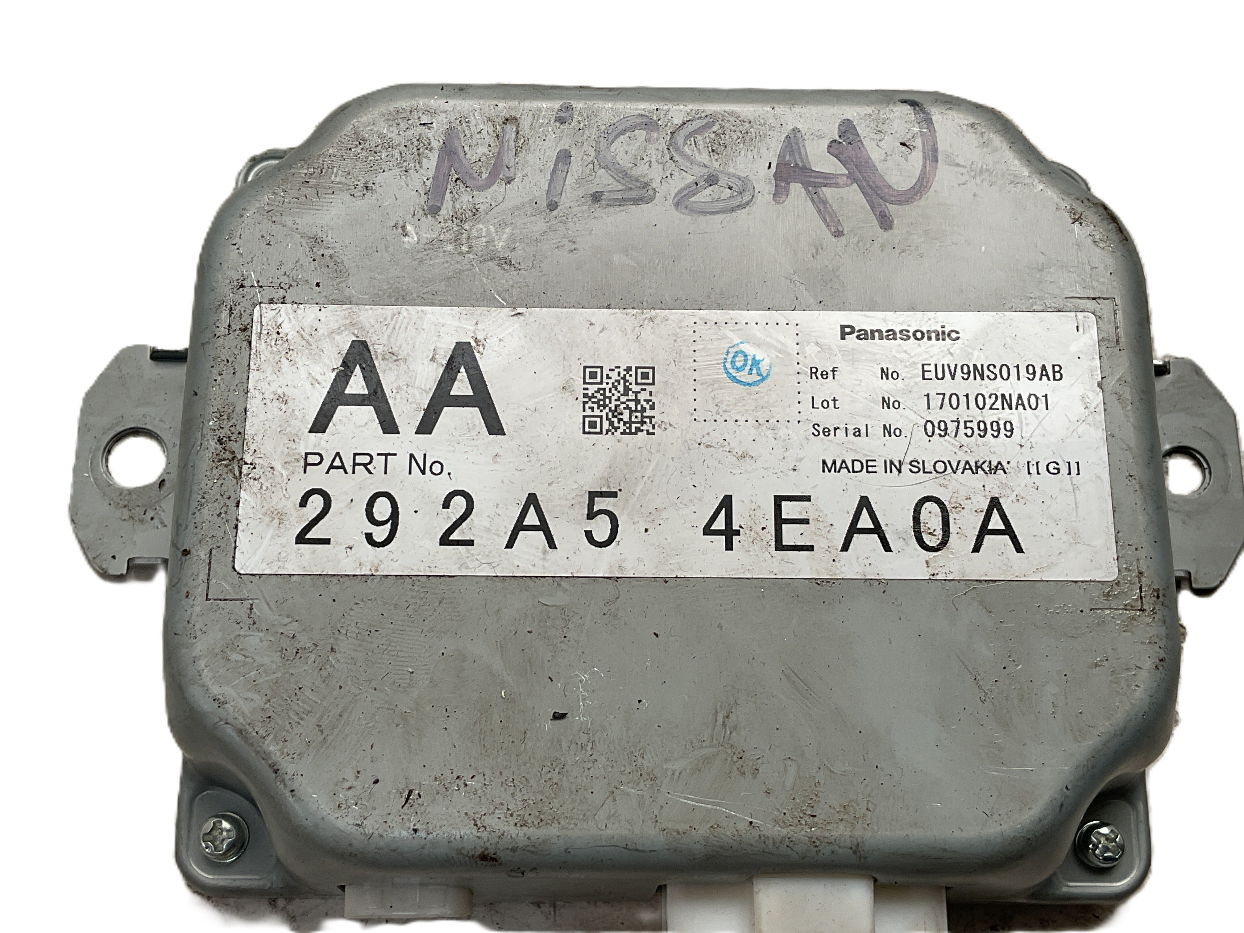 Modulo electrónico Nissan Renault 292A54EA0A