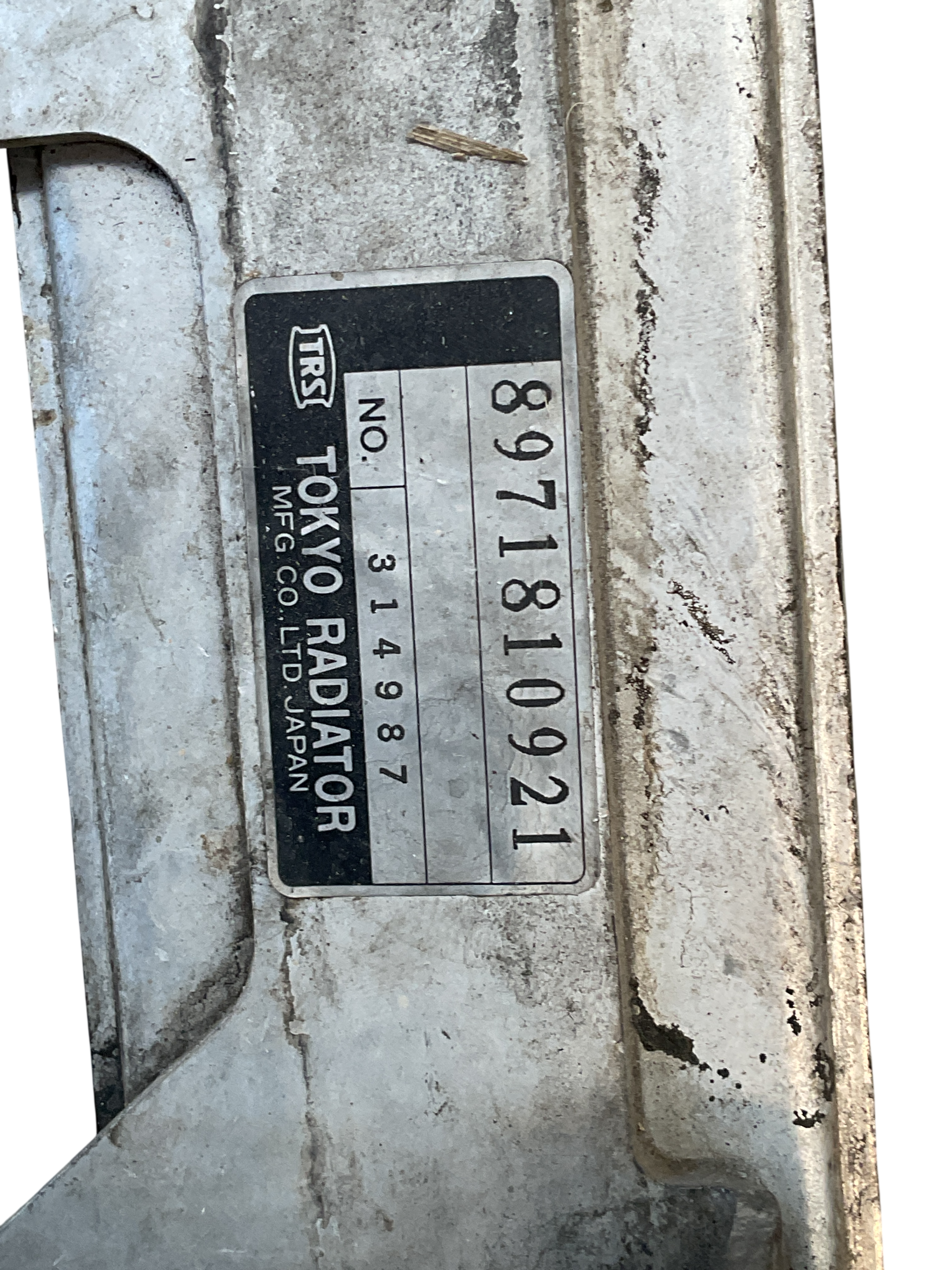Intercooler Isuzu-Opel 8971810921