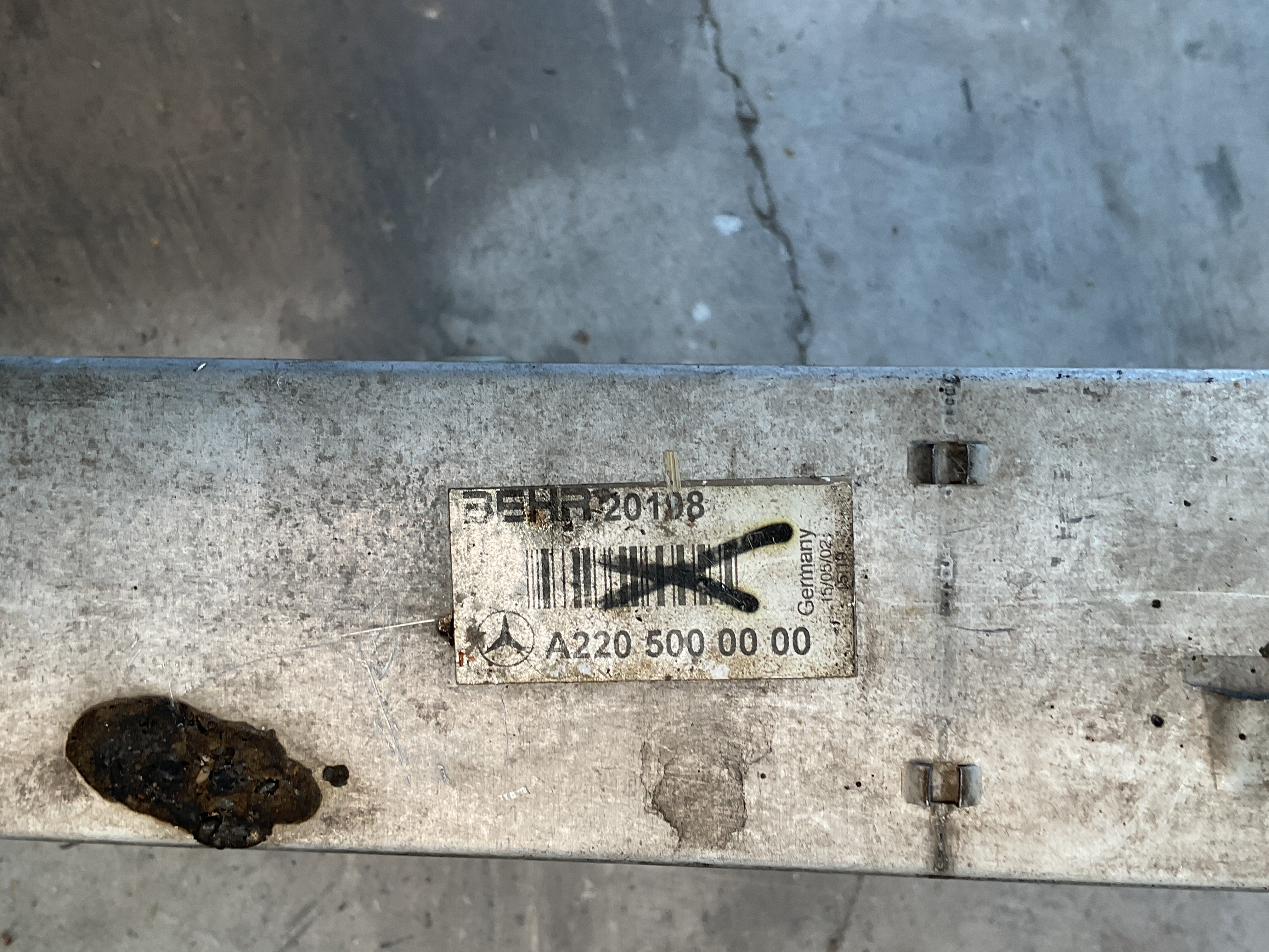 Intercooler Mercedes-Benz W220 98-05