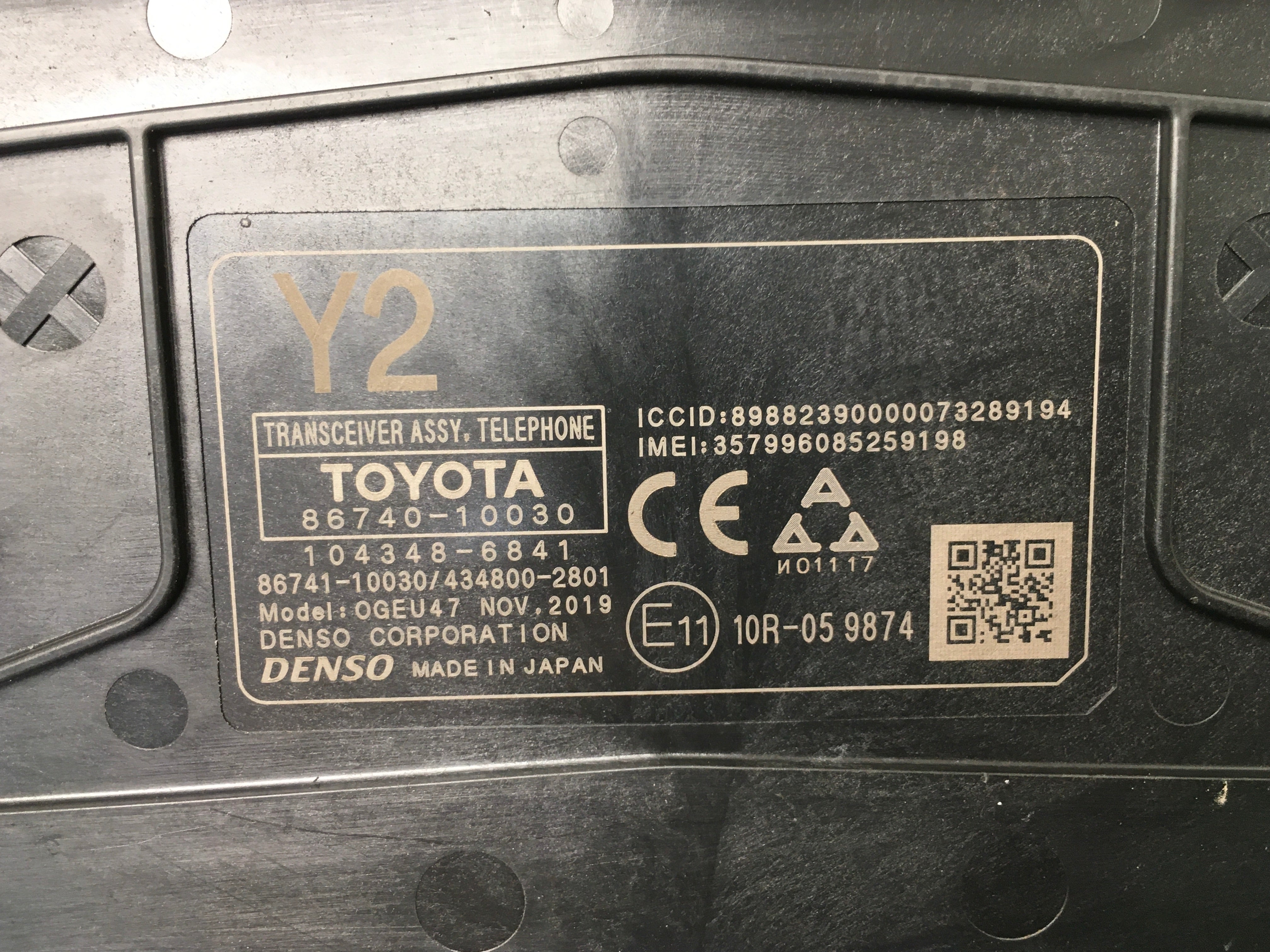 Modulo Transceptor Toyota C-HR