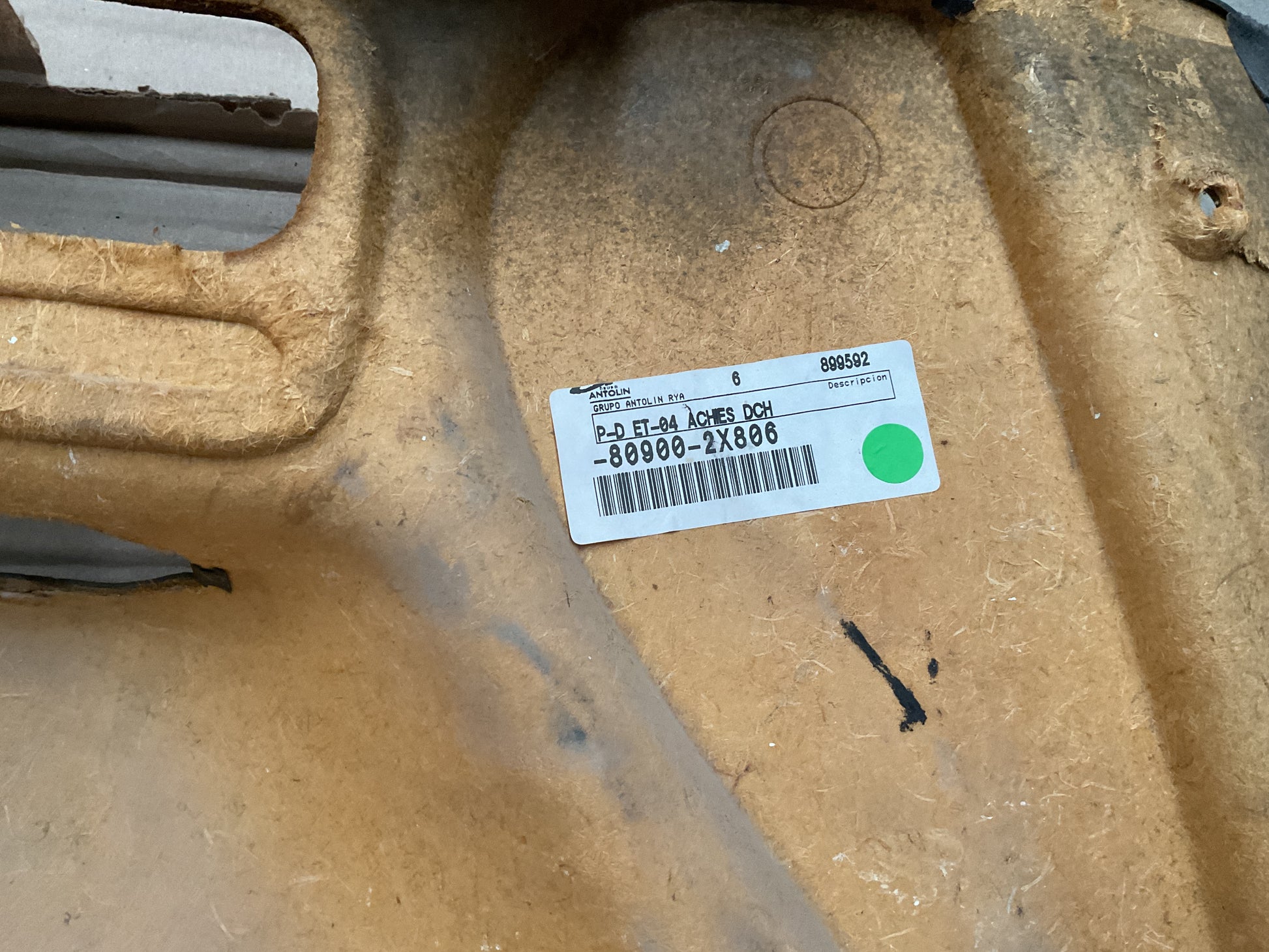 Panel puerta del dcha Nissan Terrano R20 93-07