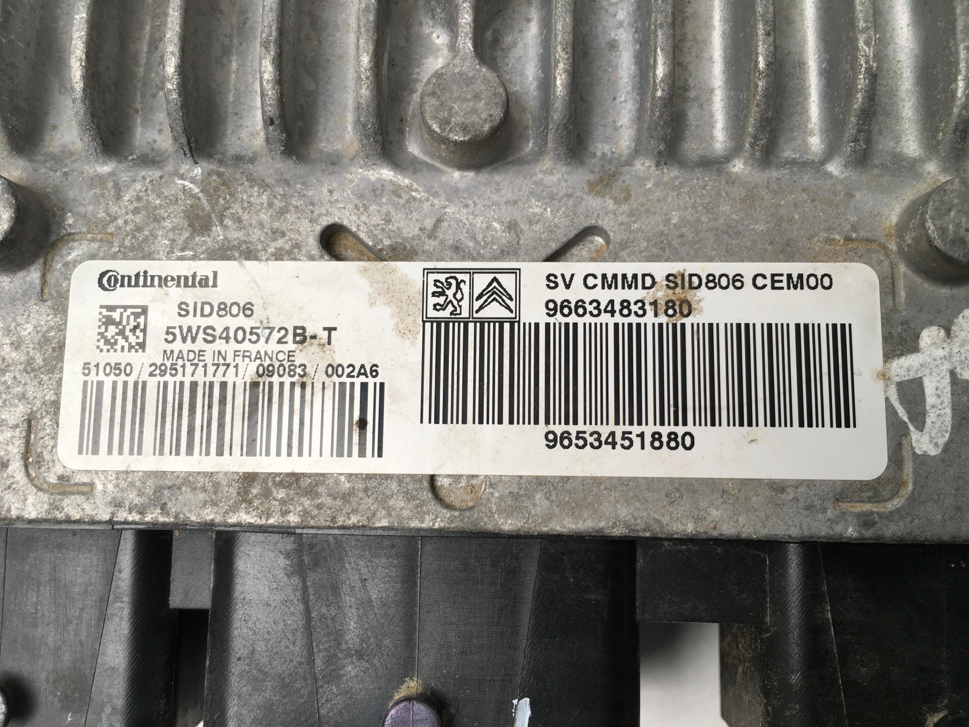 Centralita Motor Citroen C2 y C3 - AutoRR 9663483180