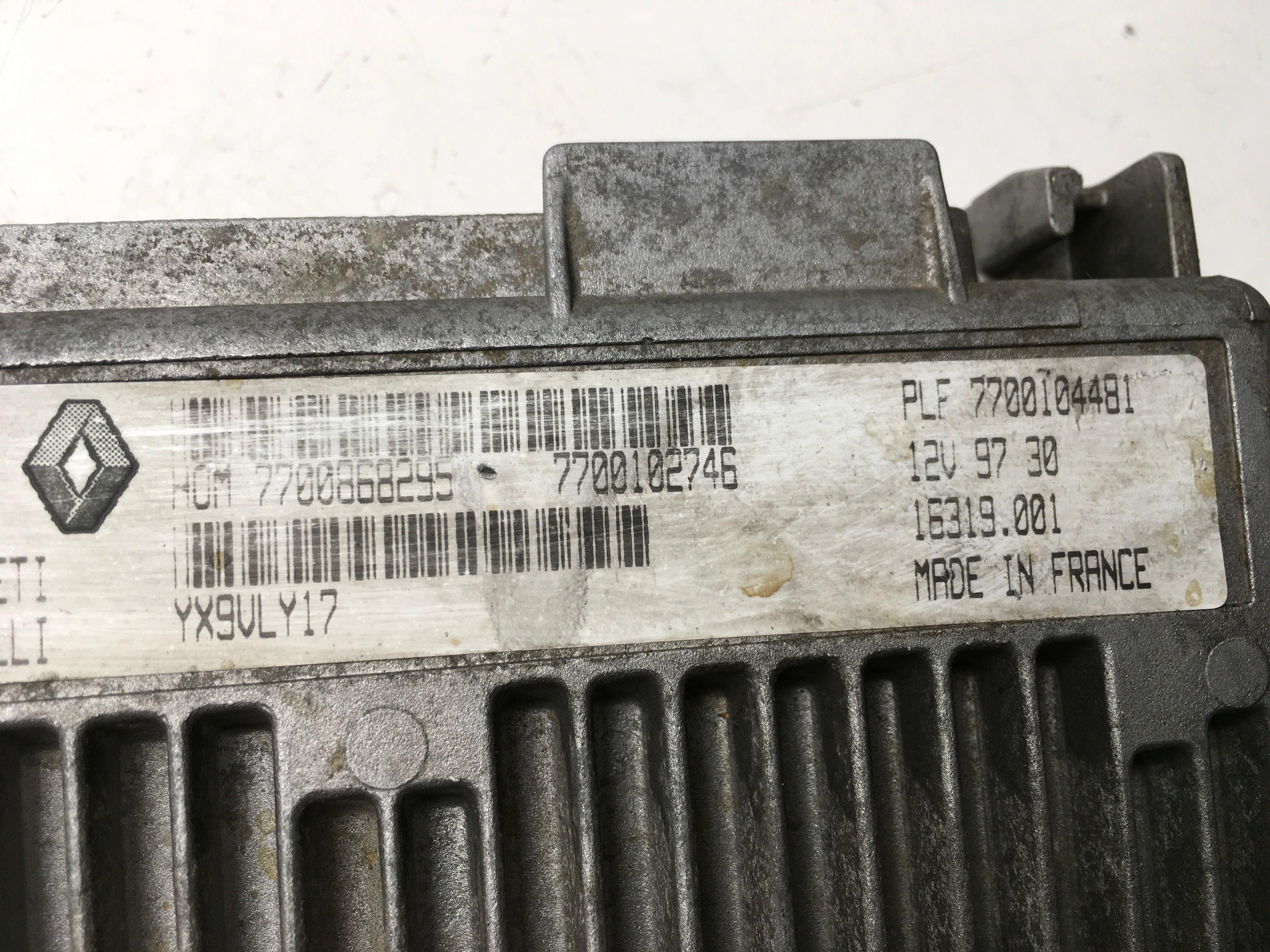 Centralita Motor Renault Clio I - AutoRR 7700868295