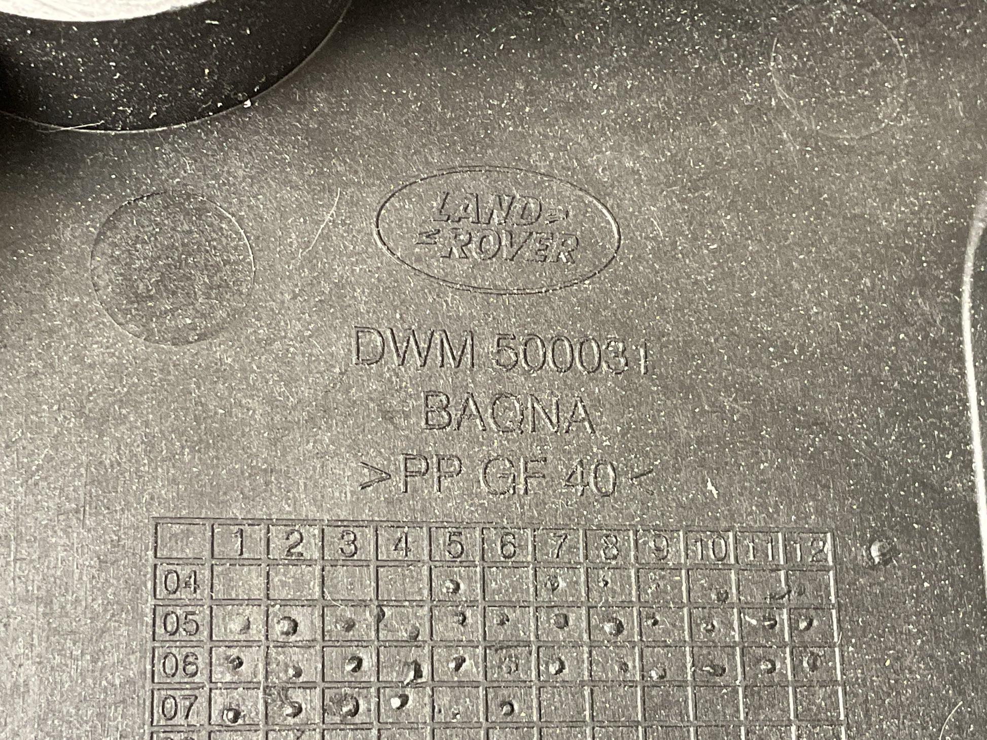 Soporte Bateria Land Rover L319 L320 DWM500031 - DWM500031