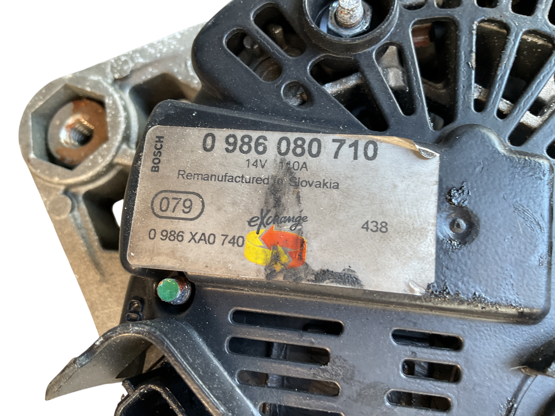 Alternador Renault Scenic II 0986080710